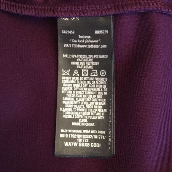 Ted Baker Codi Embroidered Scalloped Hem Dress 3 - Picture 6 of 6